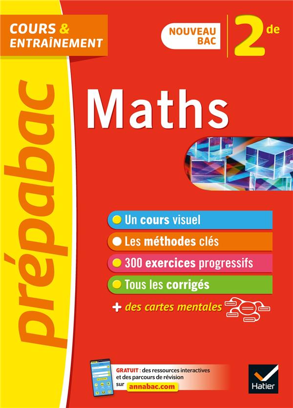 Prépabac cours & entraînement : mathématiques ; 2de