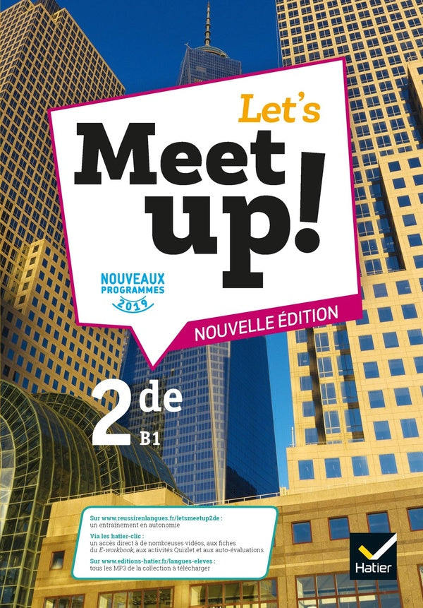 Let's meet up ! : anglais ; 2de ; livre de l'élève (édition 2019)
