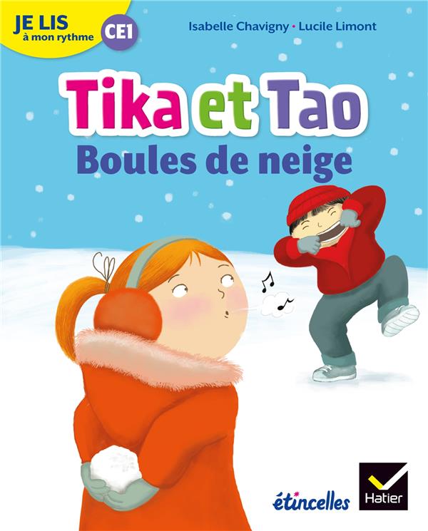 étincelles : je lis à mon rythme ; lecture CE1 ; Tika et Tao : boules de neige (édition 2019)