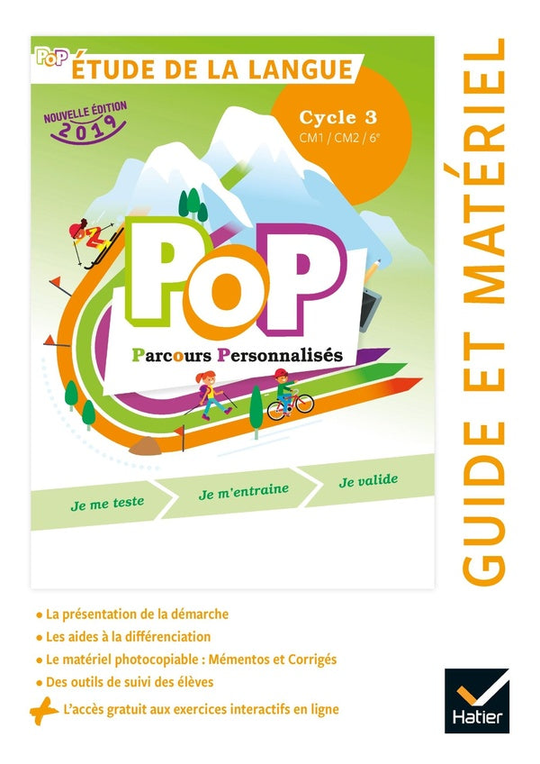 POP : étude la langue cycle 3 ; guide pedagogique + accès numérique (édition 2019)