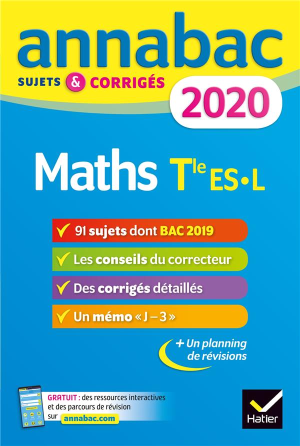 Annabac : maths ; terminale ES, L