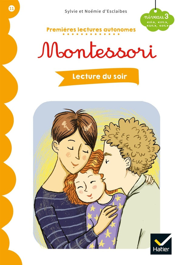 Premières lectures autonomes Montessori Tome 11 : lecture du soir