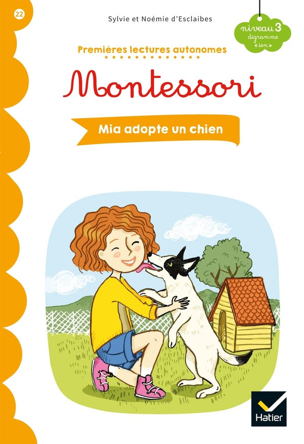 Premières lectures autonomes Montessori Tome 22 : Mia adopte un chien