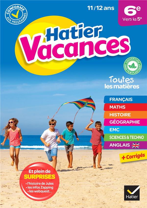 Hatier vacances : 6e vers la 5e