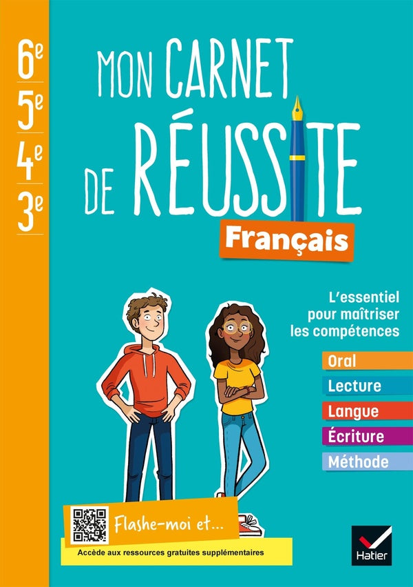 Mon carnet de réussite français ; 6e, 5e, 4e, 3e (édition 2021)