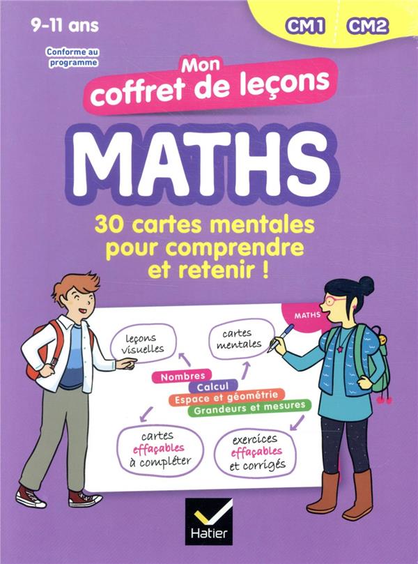Mon coffret de leçons ; maths ; CM1-CM2