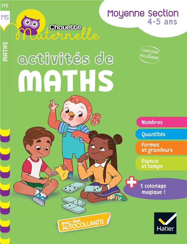 Chouette entraînement : activités de maths ; MS