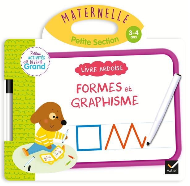 Livre ardoise formes et graphisme ; PS