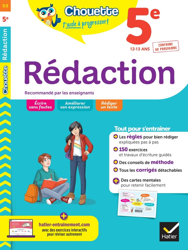 Chouette entraînement Tome 53 : rédaction ; 5e