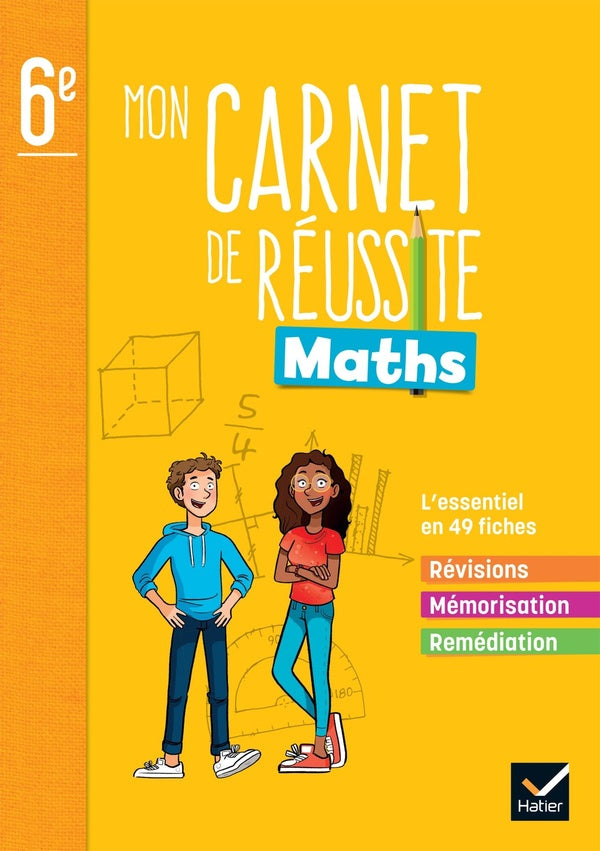 Mon carnet de réussite ; maths ; 6e