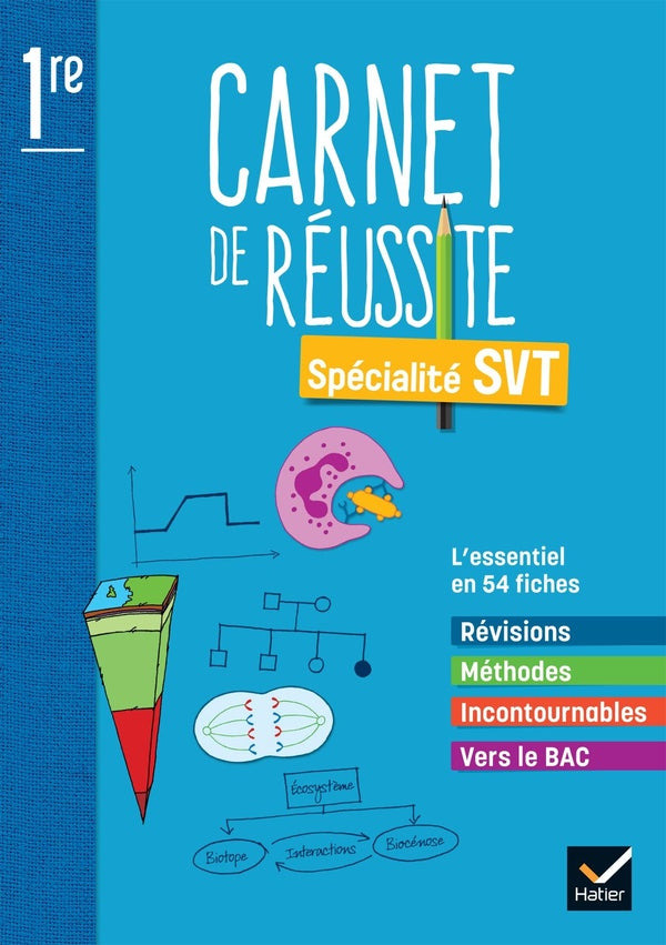 Mon carnet de réussite ; spécialité SVT ; 1re ; carnet élève
