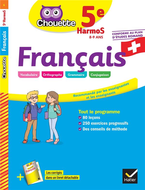 Chouette entraînement : français ; 5e harmos Suisse