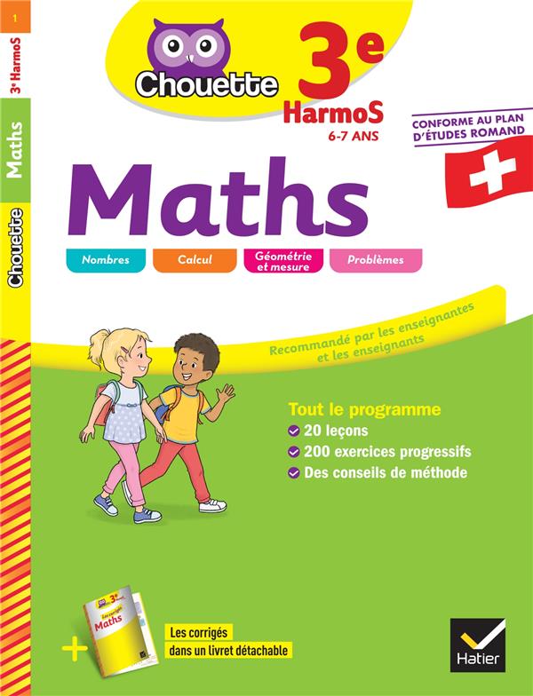 Chouette entraînement : maths : 3e harmos Suisse