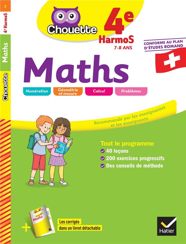 Chouette entraînement : maths : 4e harmos Suisse