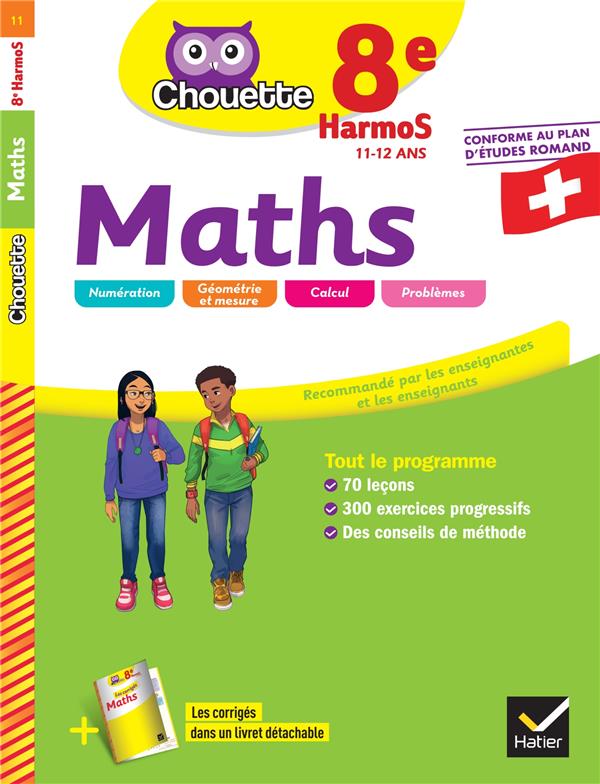 Chouette entraînement : maths : 8e harmos Suisse