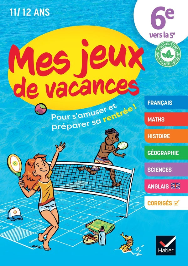 Mes jeux de vacances ; 6e vers la 5e