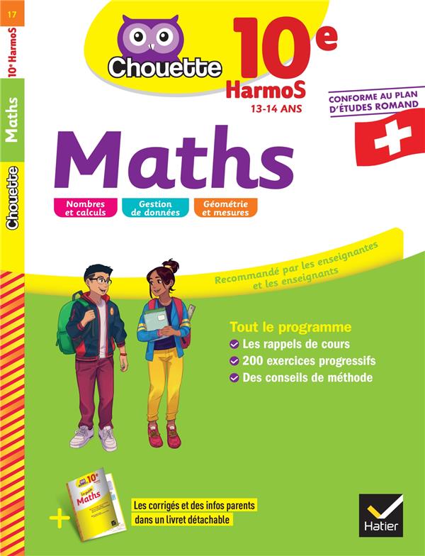 Chouette entraînement : maths : 10e harmos Suisse