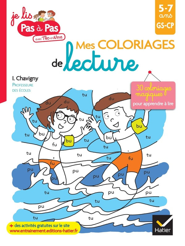 Mes coloriages de lecture ; GS-CP