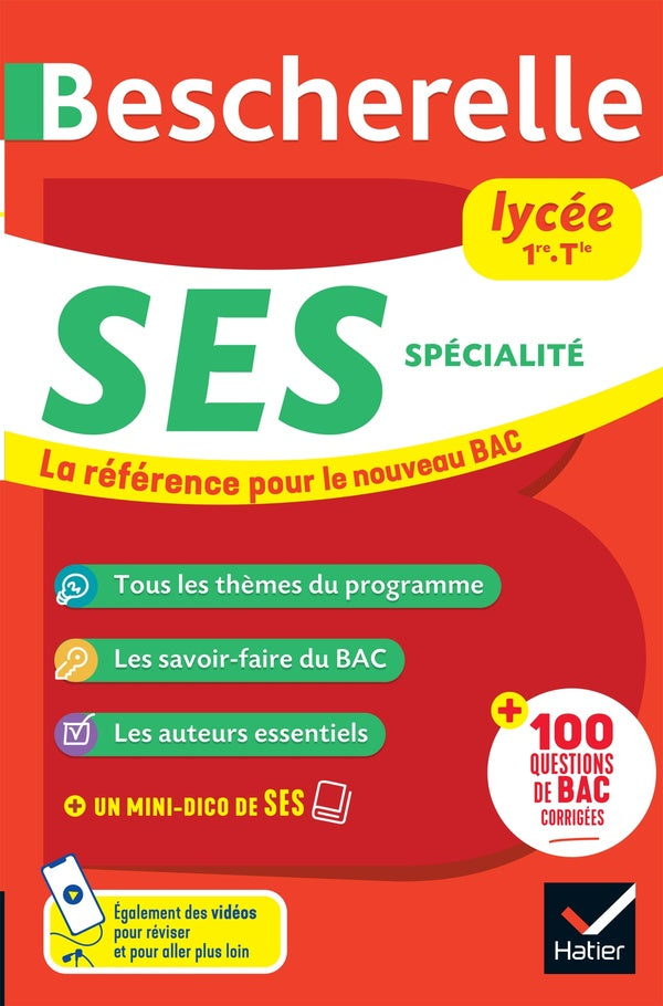 Bescherelle : SES spécialité ; 1re, terminale