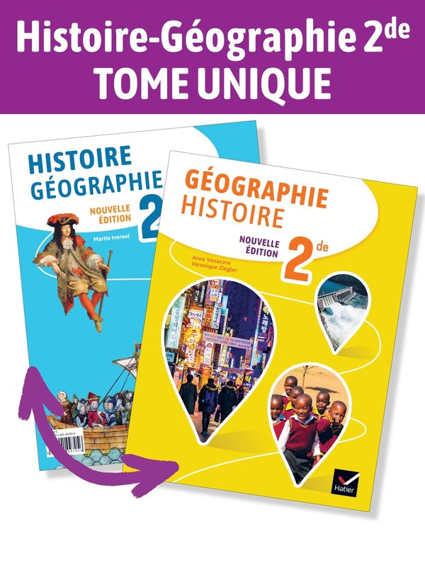 Histoire géographie ; 2de ; livre de l'élève
