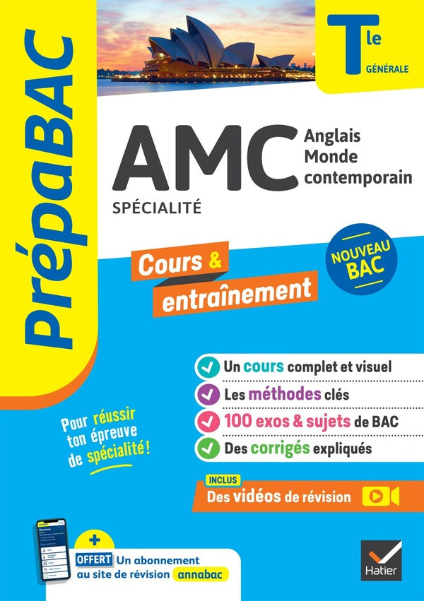 Prépabac cours & entraînement : Spécialité AMC : anglais monde contemporain ; terminale générale