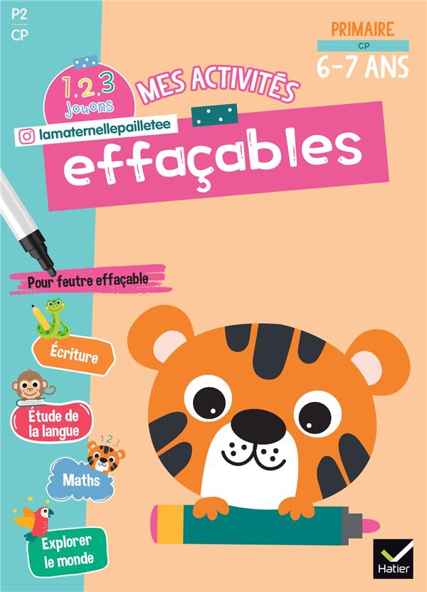 1, 2, 3 Jouons ! Tome 1 : Mes activités effaçables ; CP