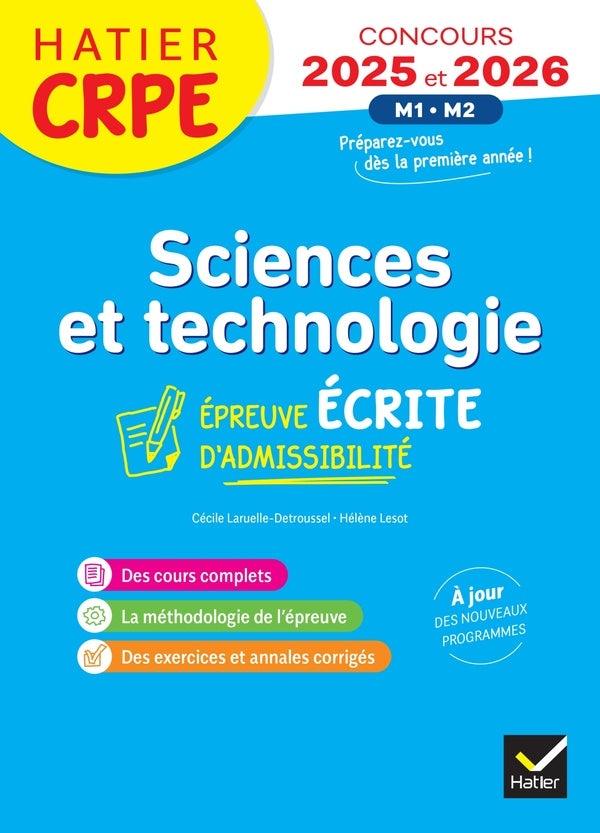 Sciences et techno ; CRPE ; Épreuve écrite d'admissibilité