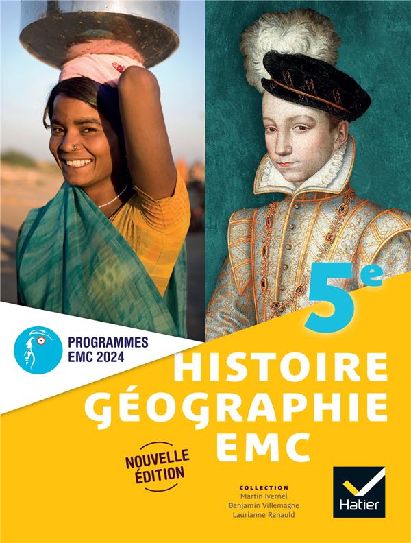 Histoire-Géographie-EMC ; 5e ; Livre élève
