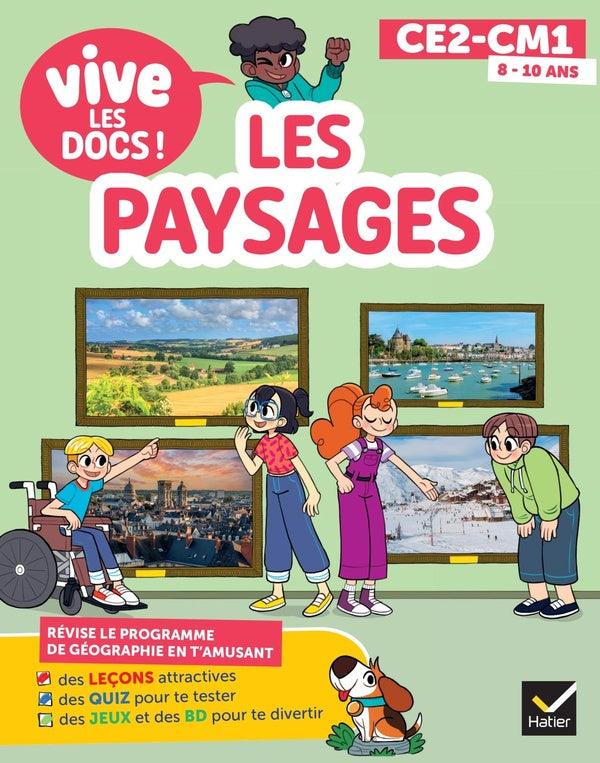 Vive les docs ! CM1 ; Les paysages