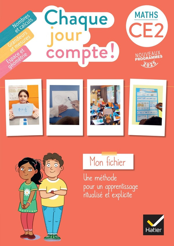 Chaque jour compte ! : Maths ; CE2 ; Fichier de l'élève