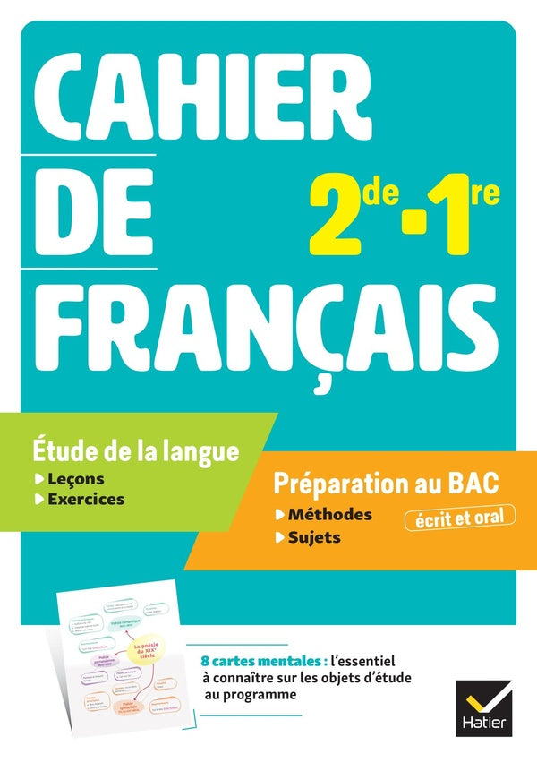 Cahier de français : 2de, 1re ; Cahier de l'élève