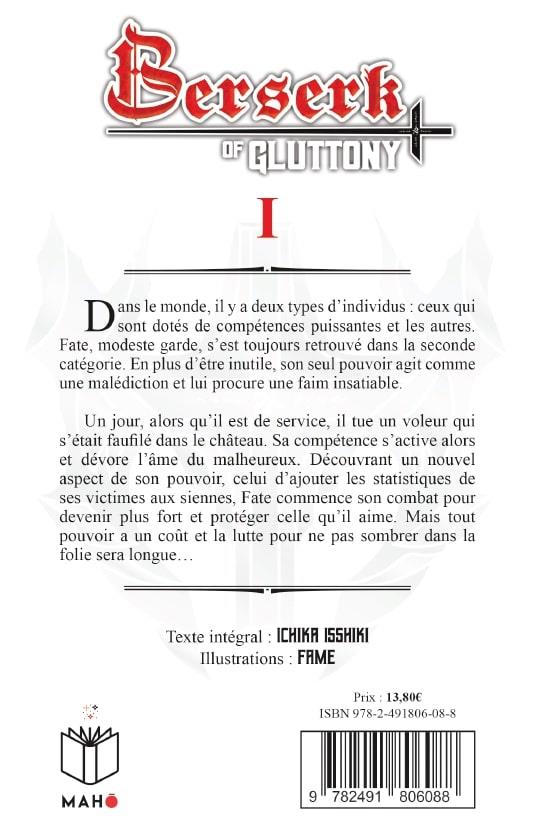 Berserk of gluttony Tome 1