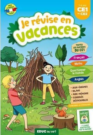 Cahier de vacances : je révise en vacances ; du CE1 au CE2 - flash vidéo