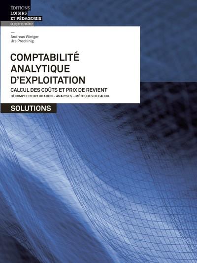 Comptabilité analytique d'exploitation ; solutions - flash vidéo