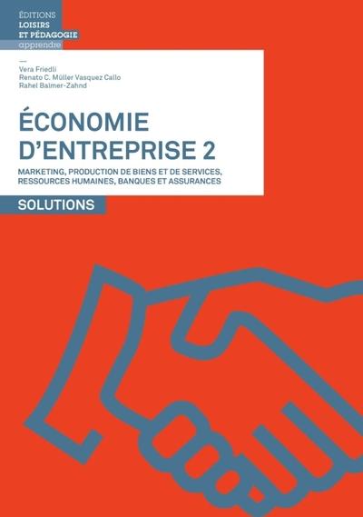 Economie d'entreprise 2 - solutions