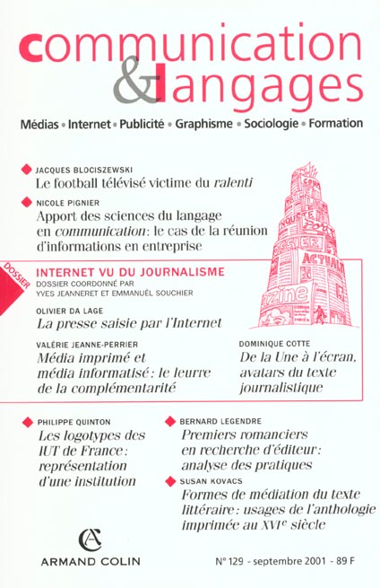 COMMUNICATION ET LANGAGES n.129