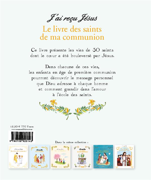 Le livre des saints de ma communion