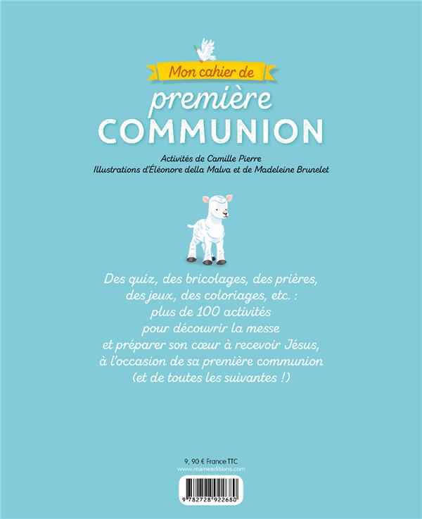 Mon cahier de première communion