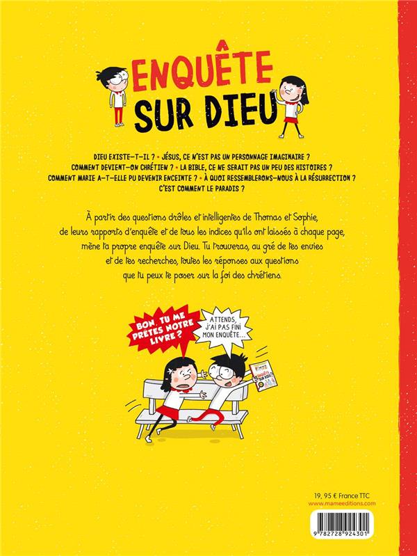 Les questions drôles et intelligentes de Thomas et Sophie : enquête sur Dieu