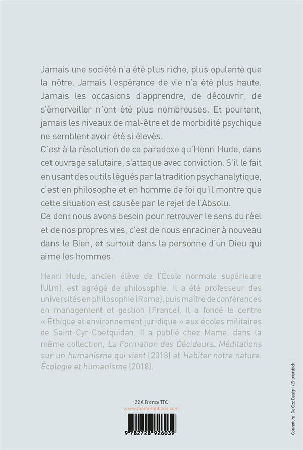 Ce monde qui nous rend fous ; réflexion philosophique sur la santé mentale