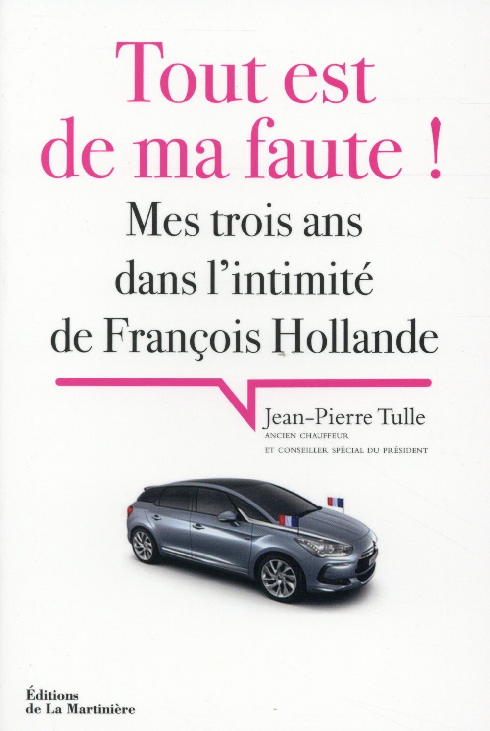 Tout est de ma faute ! mes trois ans dans l'intimité de François Hollande