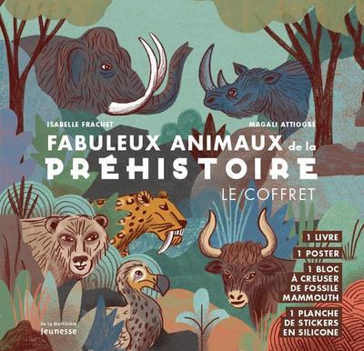 Fabuleux animaux de la préhistoire ; le coffret