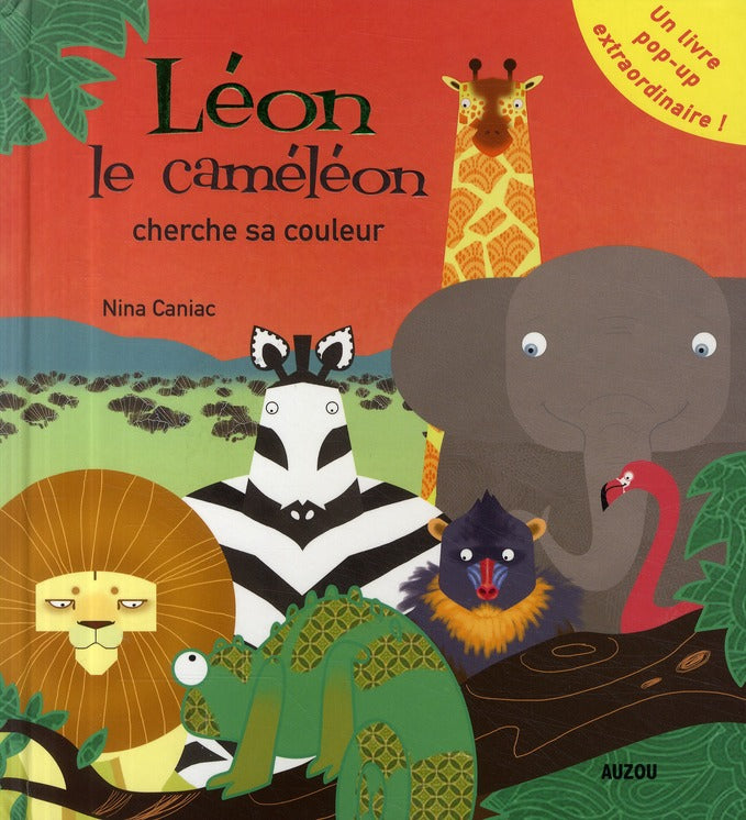 Léon le caméléon cherche sa couleur - flash vidéo