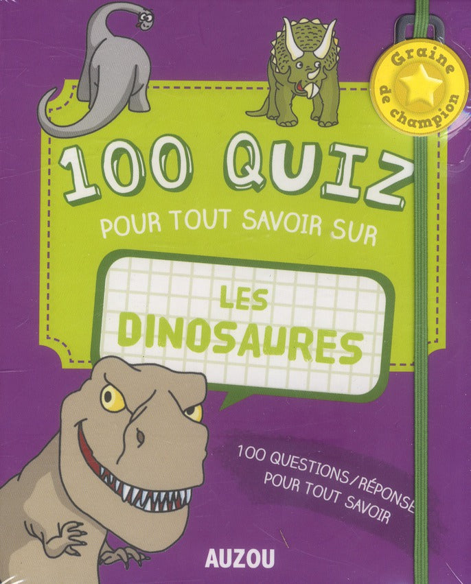 Graine de champion : 100 quiz pour tout savoir sur les dinosaures - flash vidéo