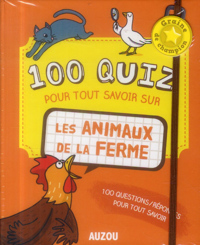 Graine de champion : 100 quiz pour tout savoir sur les animaux de la ferme - flash vidéo