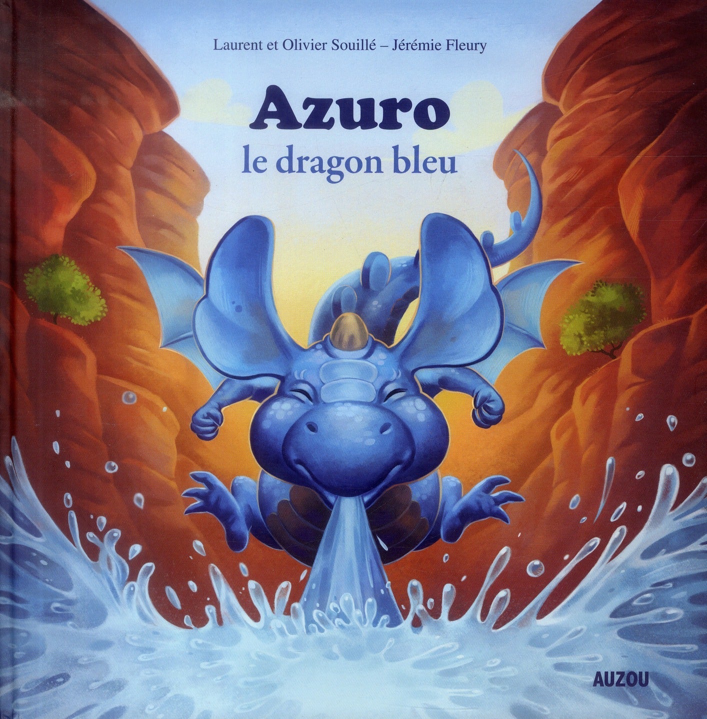 Azuro le dragon bleu - flash vidéo
