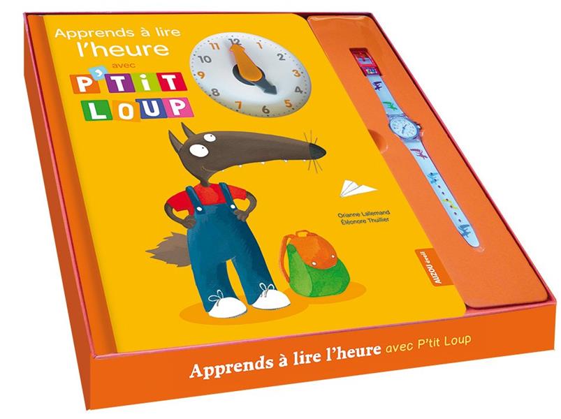 Coffret apprends à lire l'heure avec P'tit loup - flash vidéo
