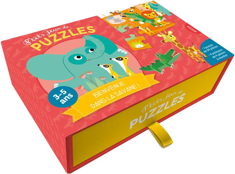 P'tits jeux de puzzles ; bienvenue dans la savane ! - flash vidéo
