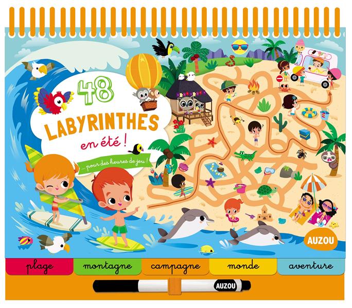 48 labyrinthes en été ! pour des heures de jeu ! - flash vidéo