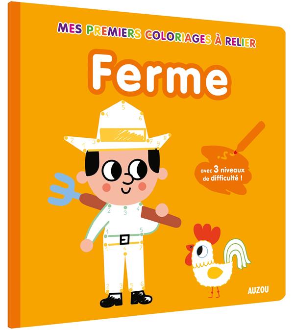 Mes premiers coloriages à relier : ferme - flash vidéo